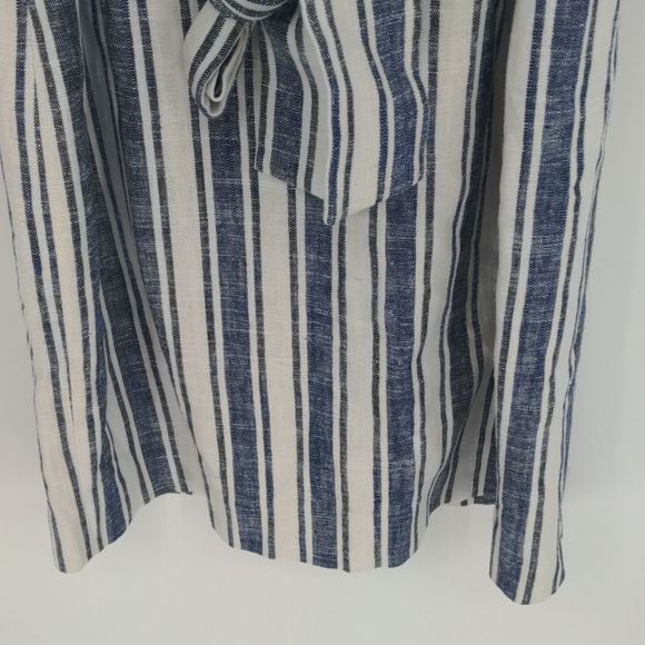 J. Crew Blue and White Striped Mini Dress - Picture 10 of 15
